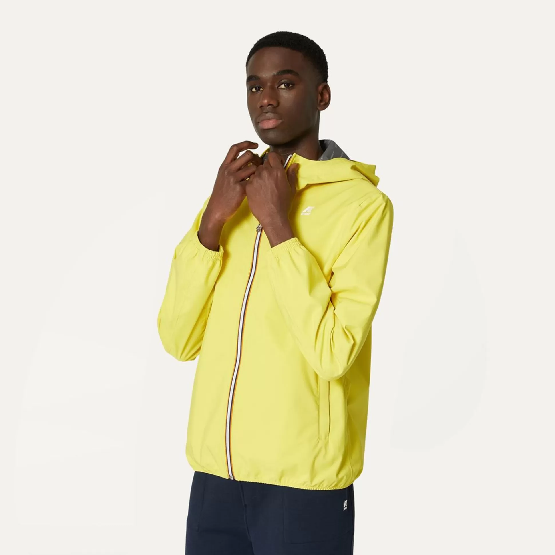 Sale K-WAY Jack Stretch Dot Yellow Sunstruck
