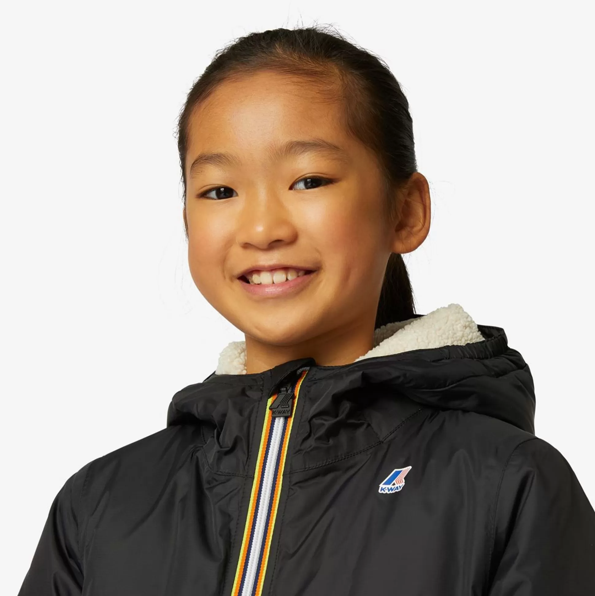 Cheap K-WAY Le Vrai 3.0 Claude Orsetto Kids Ecru - Black Pure