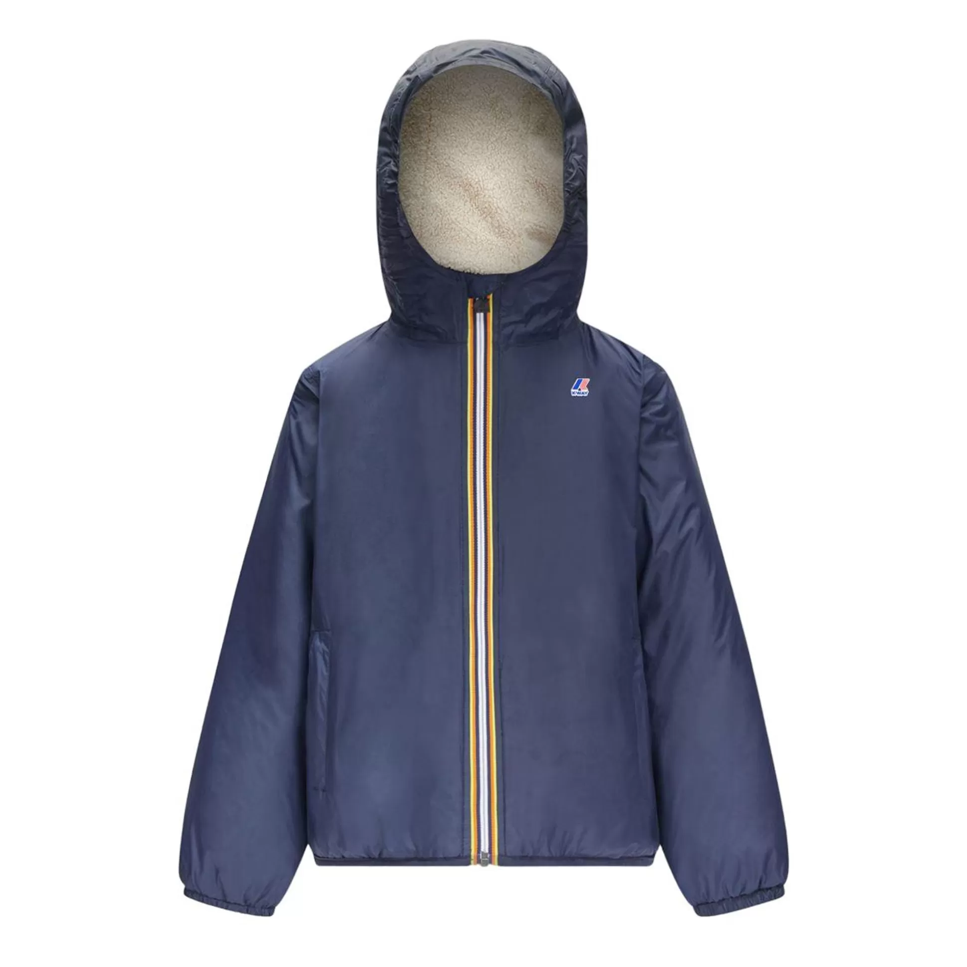 Outlet K-WAY Le Vrai 3.0 Claude Orsetto Kids Ecru - Blue Depht
