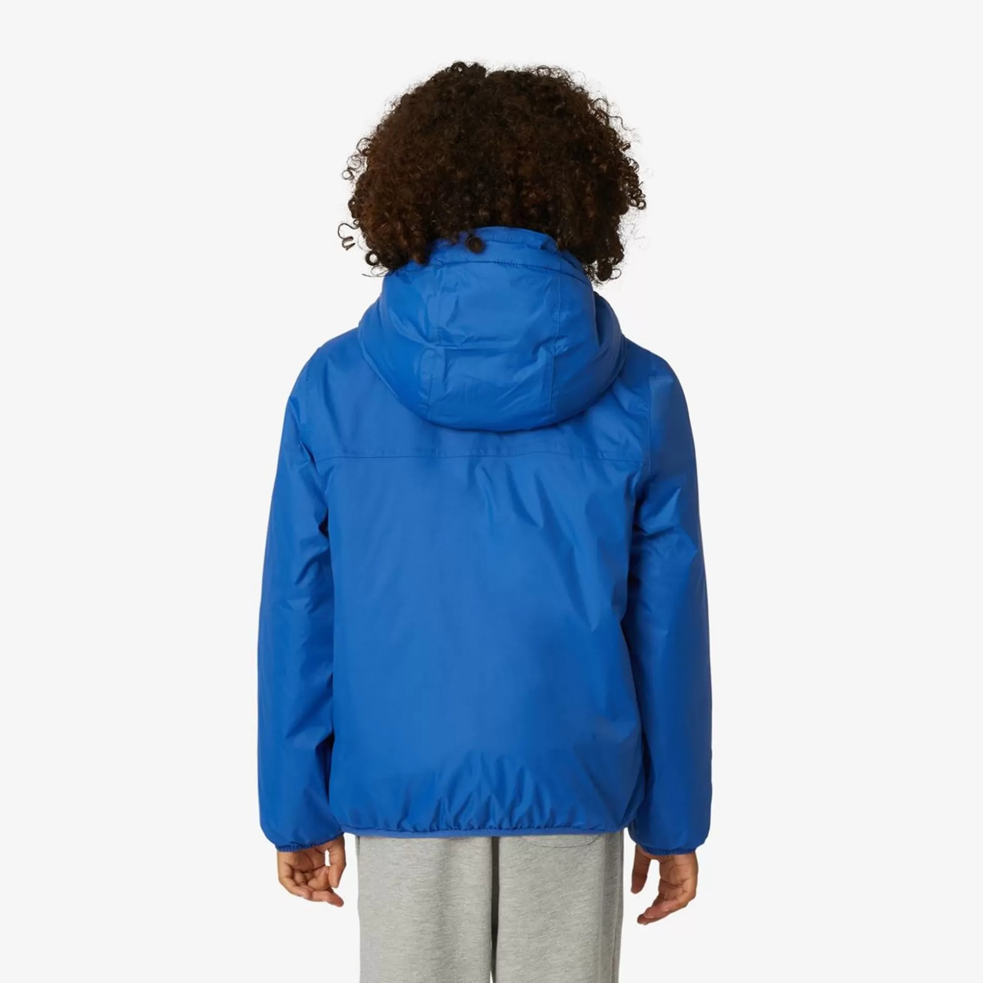 Discount K-WAY Le Vrai 3.0 Claude Orsetto Kids Ecru - Blue Royal