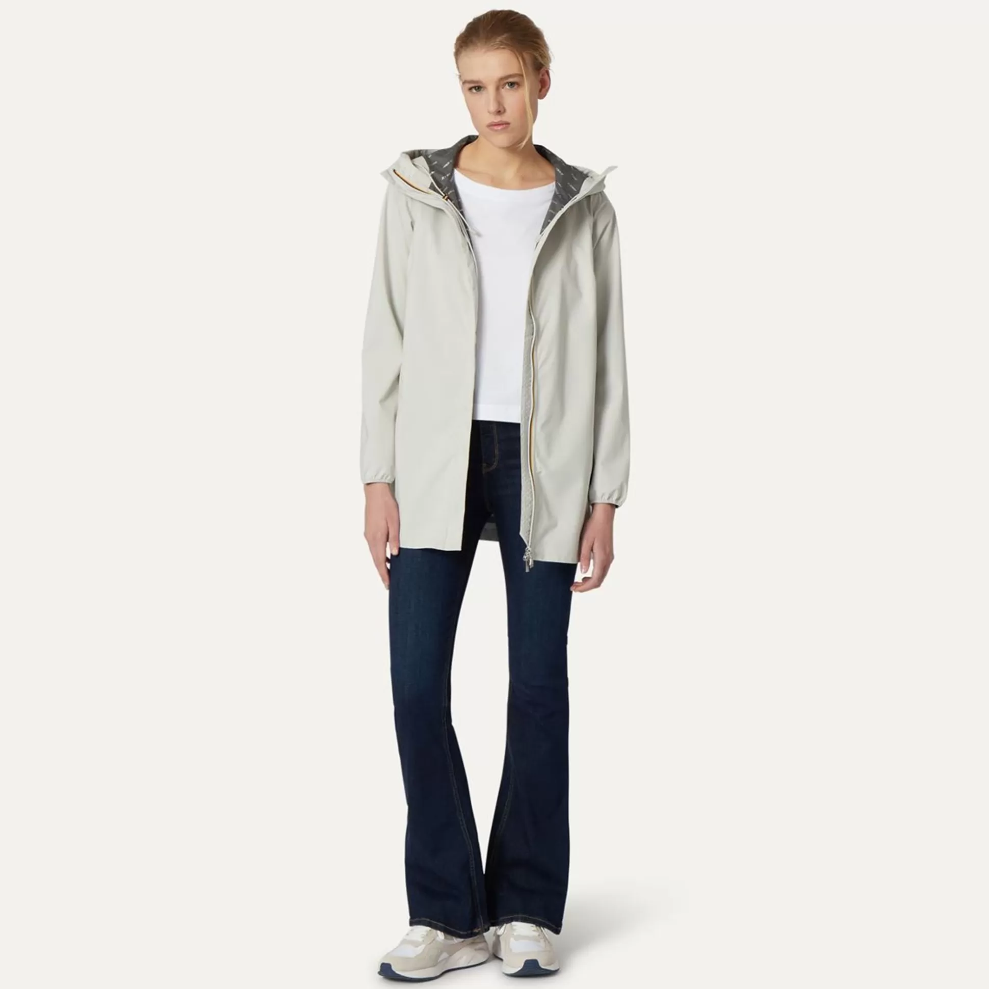 Hot K-WAY Sophie Stretch Dot Beige