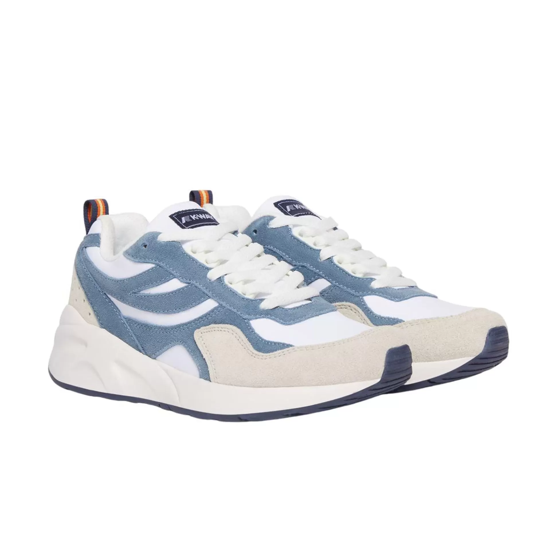 Best Sale K-WAY Training 3.0 Laces White Azure Blizzard Beige Lt Blue Depht